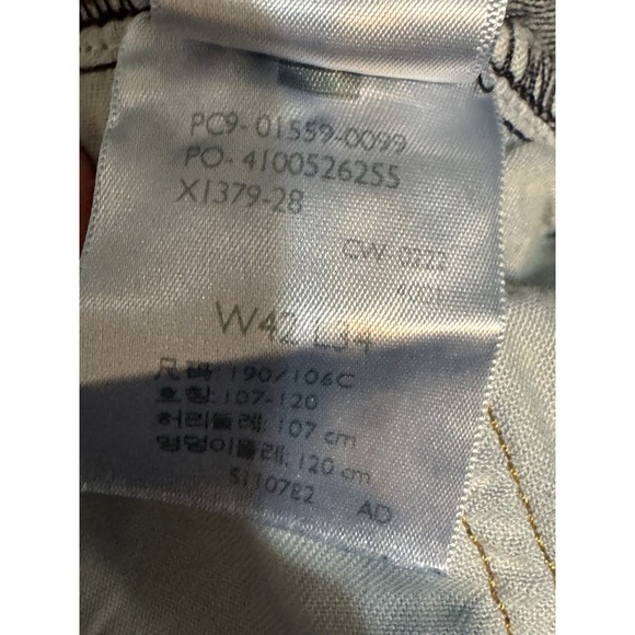 Levis 559 Dark Wash Jeans, Straight Leg 42x34 - Picture 5 of 5